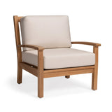 Naples Teak Outdoor Club Chair - Teak Warehouse