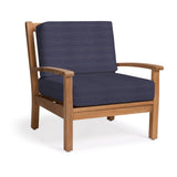 Naples Teak Outdoor Club Chair - Teak Warehouse