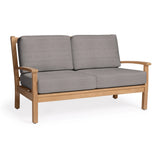 Naples Teak Outdoor Loveseat - Teak Warehouse