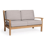 Naples Teak Outdoor Loveseat - Teak Warehouse