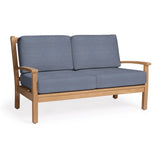 Naples Teak Outdoor Loveseat - Teak Warehouse