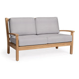 Naples Teak Outdoor Loveseat - Teak Warehouse