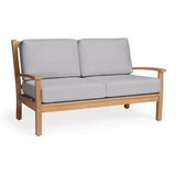 Naples Teak Outdoor Loveseat - Teak Warehouse
