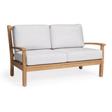 Naples Teak Outdoor Loveseat - Teak Warehouse