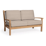 Naples Teak Outdoor Loveseat - Teak Warehouse