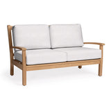 Naples Teak Outdoor Loveseat - Teak Warehouse