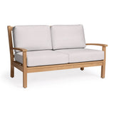 Naples Teak Outdoor Loveseat - Teak Warehouse
