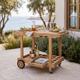 Teak A-Grade Outdoor Bar Cart