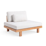 Cabo (Left Arm) RAF (Ready To Ship) Teak A-Grade Outdoor Sectional Daybed Set