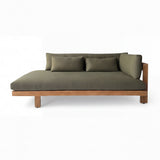 Cabo Teak A-Grade Outdoor Daybed (Left Arm) (RAF)