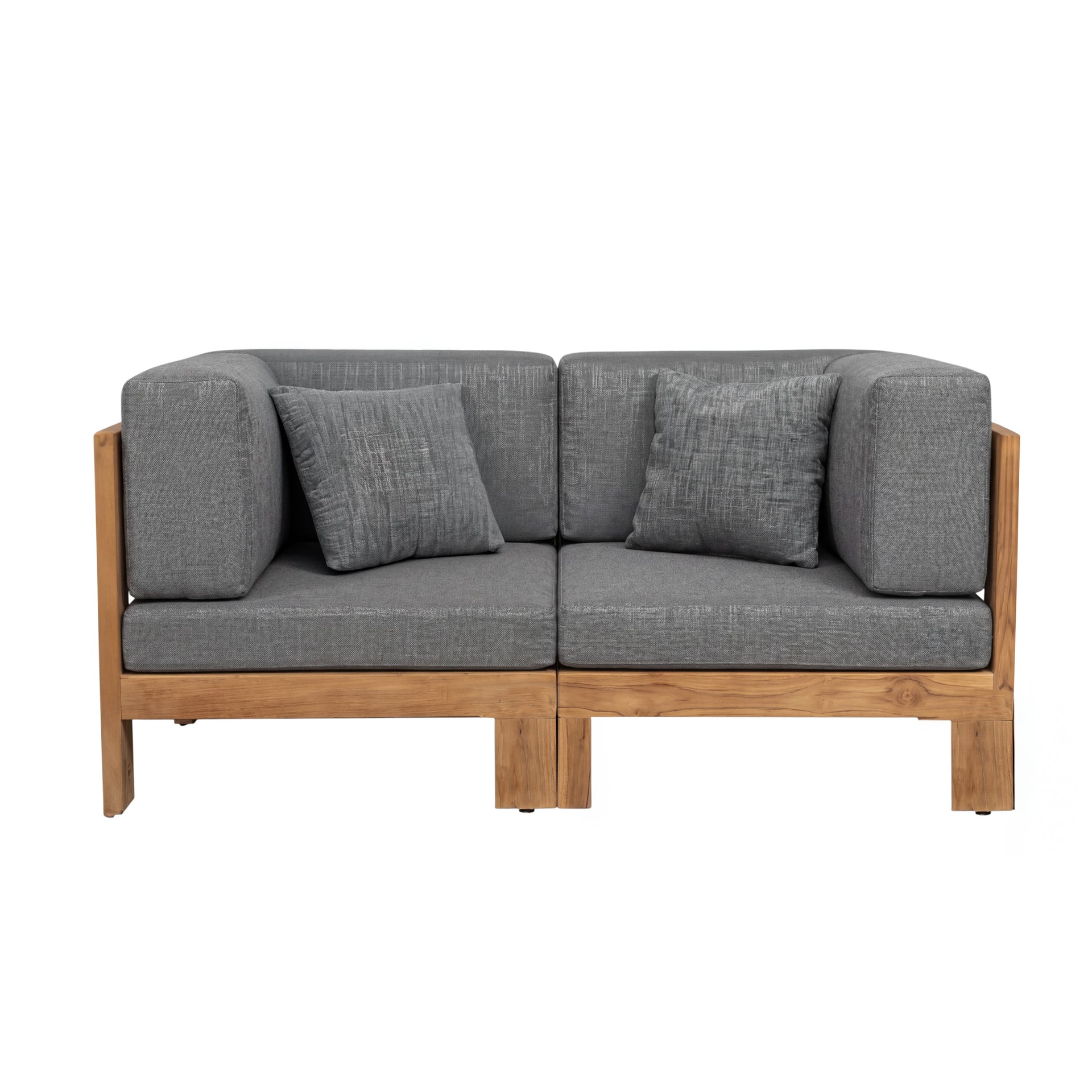 Coast Teak Outdoor Loveseat