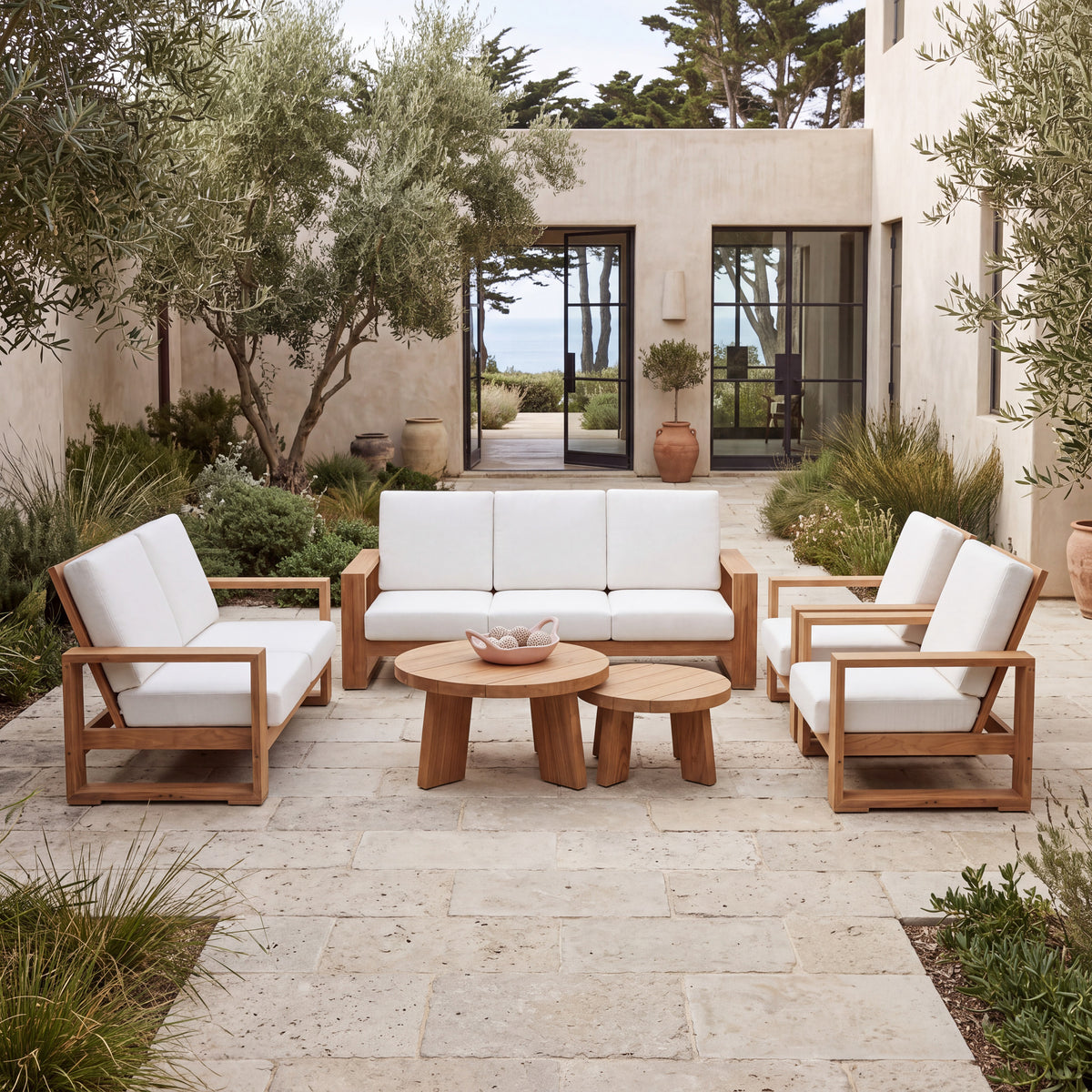 Havana (Ready To Ship) Teak A-Grade Outdoor Sofa Lounge Set