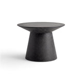 Holly Concrete Outdoor Side Table (Black)