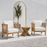 Marine Teak A-Grade Outdoor Lounge Tub Chair