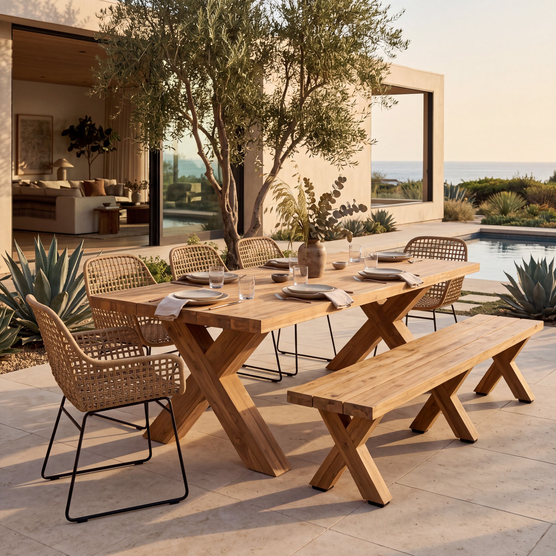 Molly Rope Outdoor Dining Arm Chair
