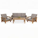 Monterey (Ready To Ship) Teak A-Grade Outdoor Sofa Lounge Set
