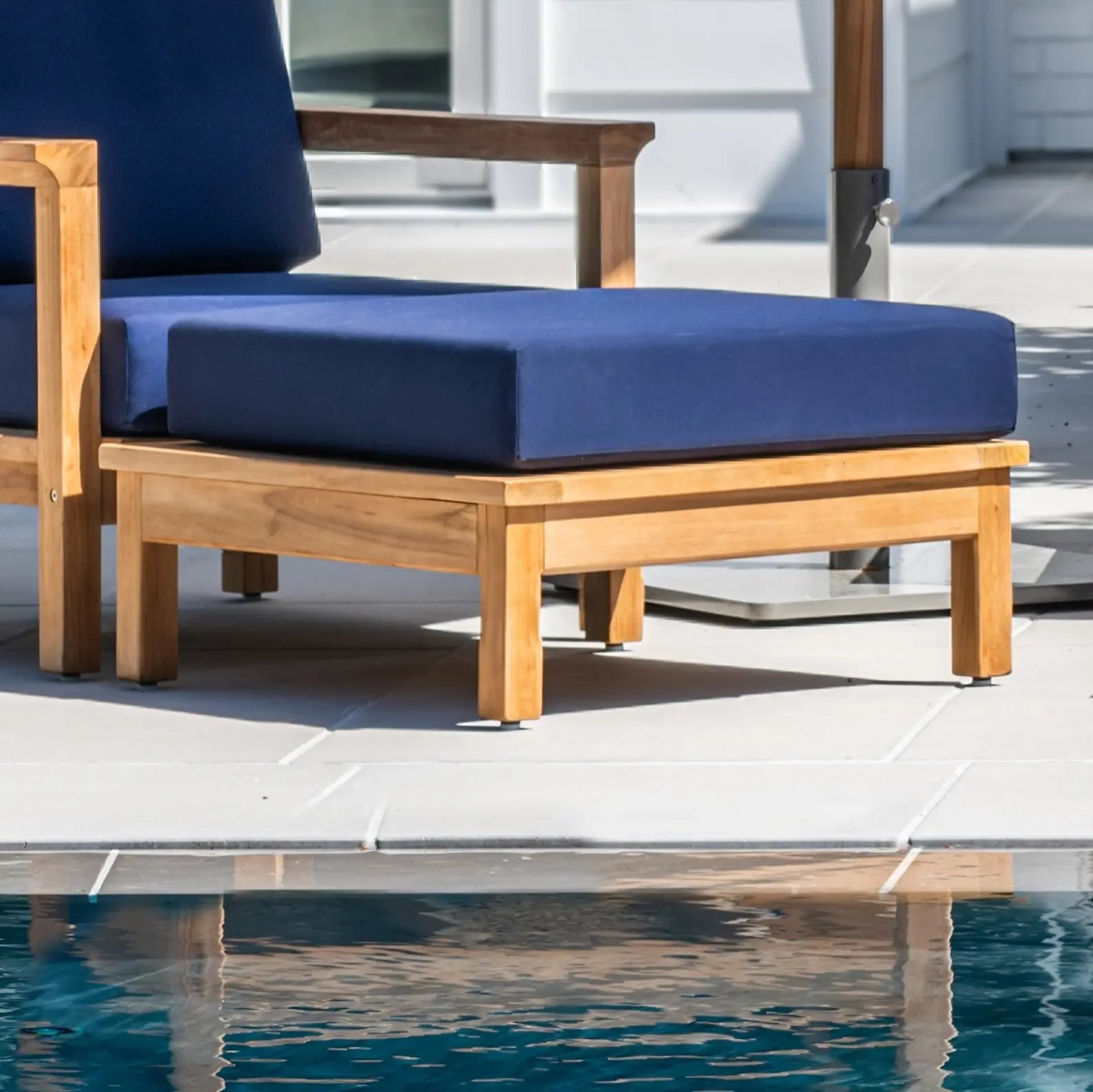 Monterey Teak Outdoor Ottoman Teak Warehouse