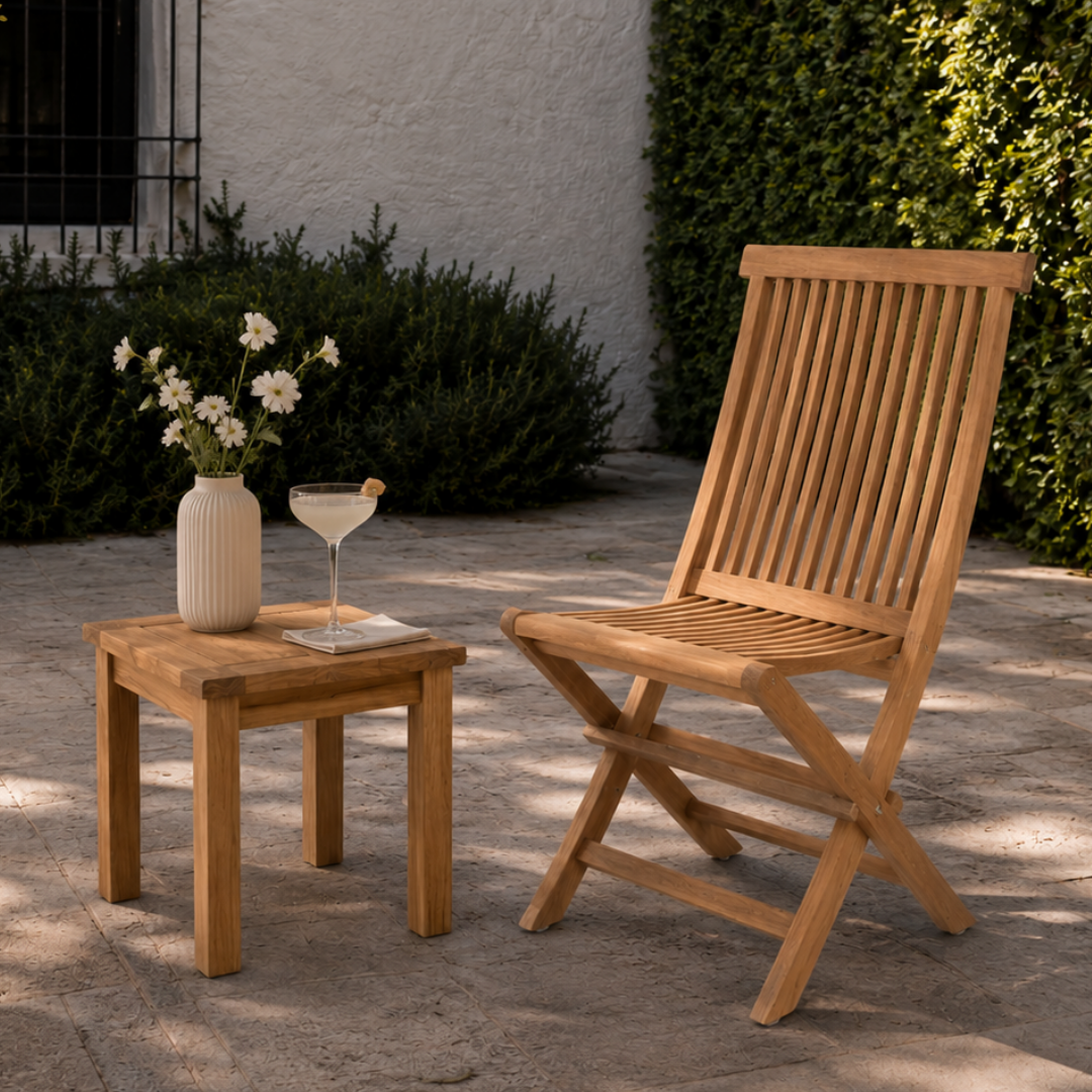 Tahoe Teak A-Grade Outdoor Folding Dining Chair
