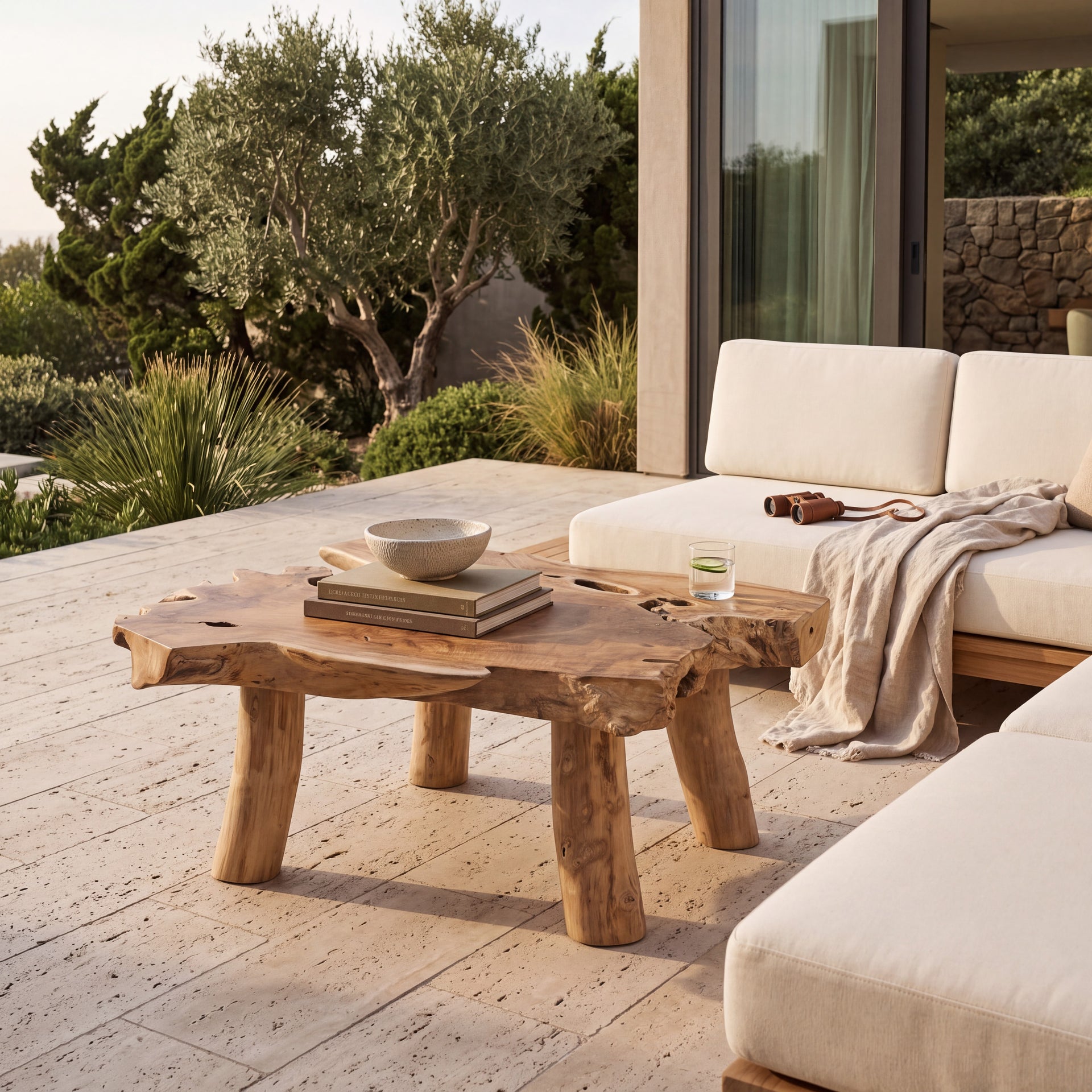 River Organic Teak Coffee Table