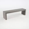 raw modern lightweight concrete bench