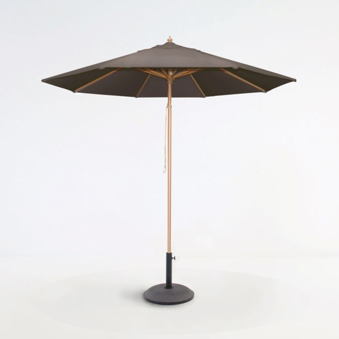 Sunbrella Umbrella Taupe Outdoor, Patio Umbrella With Sunbrella Fabric
