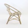 porch indoor arm chair rattan side view
