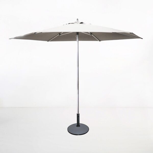 Tiki Round Patio Umbrella (White)-0