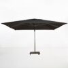 cantilever umbrella black side view