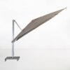 kingston 13ft cantilever umbrella taupe angle view