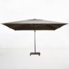 kingston 13ft cantilever umbrella taupe side view
