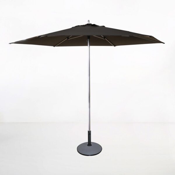 tiki round patio umbrella black