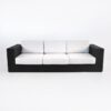 large outdoor wicker sofa with cushions