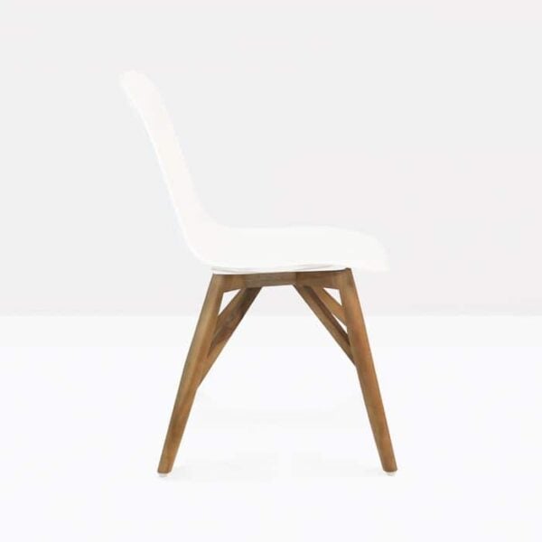 white cafe chair