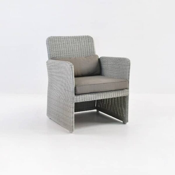 Cube Outdoor Wicker Club Chair (Stonewash)-0