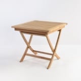 square teak folding table 31in