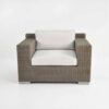 Henry outdoor wicker club chair front