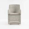 Moni Outdoor Dining Chair In Whitewash front