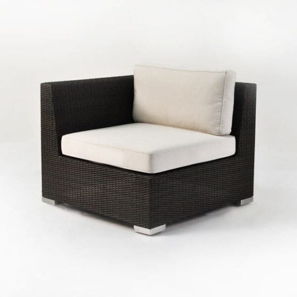 Paulo Outdoor Wicker Sectional Right (Java)-0