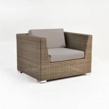 Paulo Outdoor Wicker Club Chair (Sand)-0