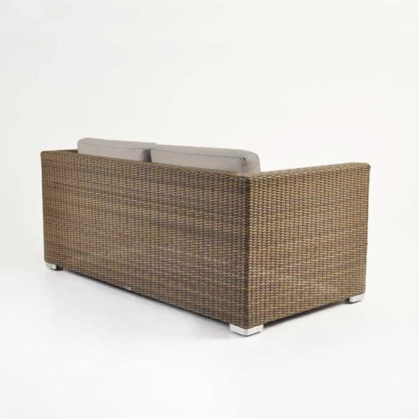 wicker loveseat with cushions