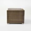 outdoor wicker sectional end unit