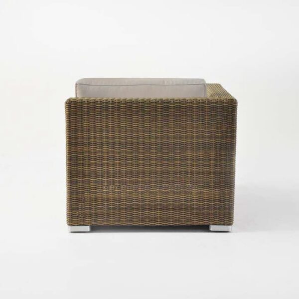 outdoor wicker sectional end unit