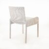 patio wicker dining chair with cushion