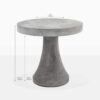 blok round concrete bistro table