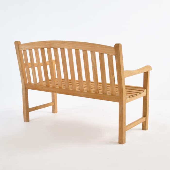 Bowback 2 Seater Outdoor Bench A, Small Outdoor Bench With Back