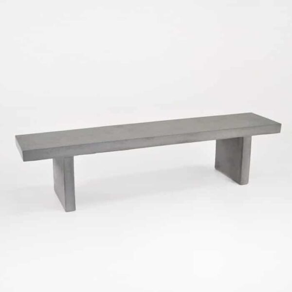 concrete bench 74in