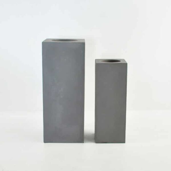 Raw Concrete Flare Pillars-0