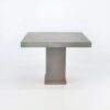 concrete square pedestal table