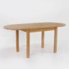 Patio furniture - nova oval teak extension table 51in