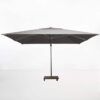 kingston 13ft cantilever umbrella grey side view